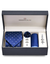 Blue Paisley Men Accessories Box