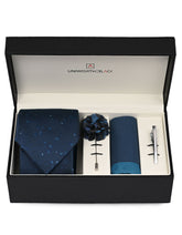 Navy Paisley Men Accessories Box