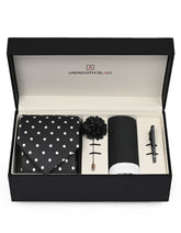 Black Dotted Men Accessories Box