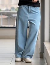 Acid Blue Relaxed Fit Classic Denim