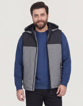 Grey Plain Gilet Jacket