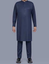 Navy Stripe Kurta Pajama KP2604-XS