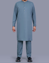 M Grey Texture Kurta Pajama KP2608S-XS