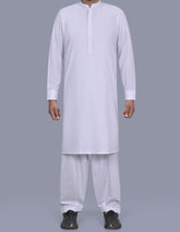 White Plain Kameez Shalwar KS26104S-XS