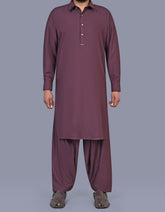 Maroon Texture Kameez Shalwar KS2612R-XS