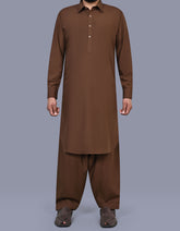 Camel Plain Kameez Shalwar KS2615R-XS