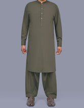 Mehndi Plain Kameez Shalwar KS2630S-XS