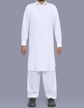 White Plain Kameez Shalwar KS2635S-XS