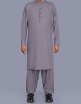 Grey Texture Kameez Shalwar KS2640R-XS