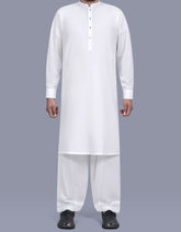 White Plain Kameez Shalwar KS2696S-XS