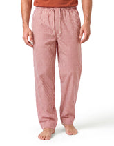 Brown Check Cross Pocket Woven Pajama