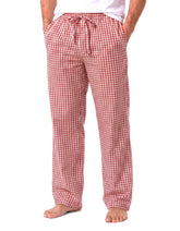 Maroon Check Cross Pocket Woven Pajama
