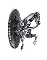 Silver Logo Coat Lapel Pin