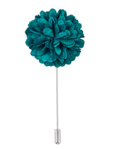 Sea Green Floral Coat Lapel Pin