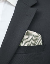 Brown 100% Polyester Pocket Square