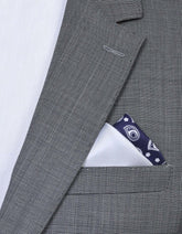 Blue Floral Pocket Square