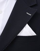 White Plain Pocket Square
