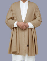D Fawn Plain 100% Acrylic Men Shawl