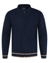 Navy Plain Full Zipper SFA2420-1-S