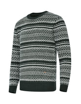 Black Geometric Pull Over SFA2506-S