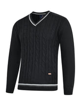 Black Texture Pull Over SFA2507-1-S