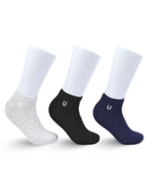 Pack Of 3-Multi Geometric Ankle Socks