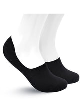 Navy Plain No Show Socks