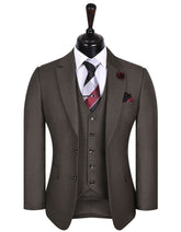 Brown Texture Suit ST2583C-34