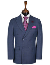 Navy Check Suit ST2597C-34