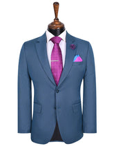 M Blue Texture Suit ST2602S-34