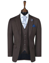 Chocolate Plain Suit ST2610S-34
