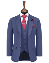 Blue Plain Suit ST2658S-34