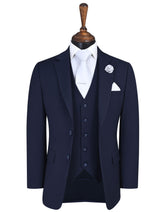 D Blue Plain Suit ST2672S-34