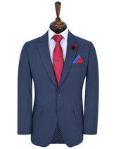 D Blue Texture Suit ST2678S-34