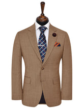 L Brown Texture Suit ST2713S-34