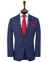 Navy Texture Suit ST2714C-34