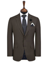 M Brown Plain Suit ST2723S-34