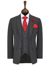 Charcoal Plain Suit ST2743S-34