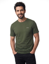 Green Plain Basic Tee