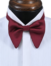 Maroon Butterfly Extra Wide Bow Tie