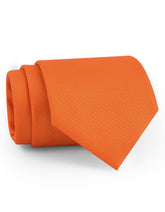 Orange Plain Tie