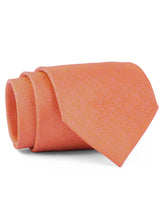 Orange Plain Tie