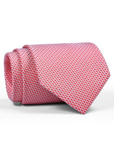 L Pink Geometric Tie