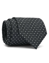 Black Dotted Tie