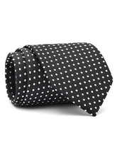 Black Dotted Tie