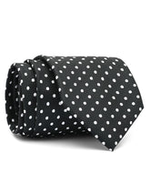 Black Dotted Tie