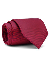 Maroon Geometric Tie