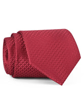 Red Geometric Tie