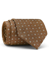 Coffee Floral Tie