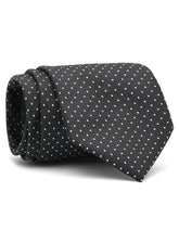 Black Dotted Tie